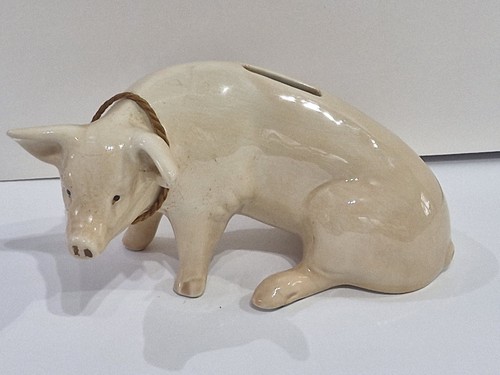 Vintage bovey pottery piggy - vintage,