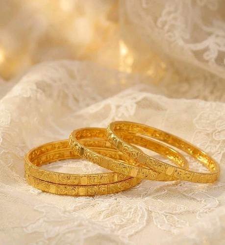 22k gold plated indian - indian, bangles