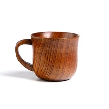 3X(Wooden Cup Solid Wood Cup Solid Wood Water Tea Cup for Kitchen Living7488