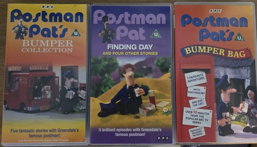 Postman pat vhs tapes - pat, bumper