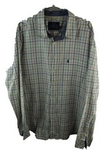 Joules Mens White Check