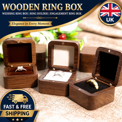 Ring case wooden - ring,