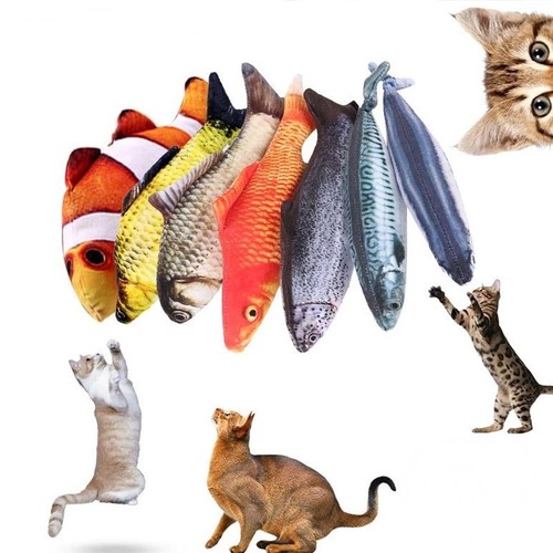 Hot interactive catnip fish - hot,