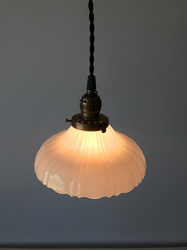 Vtg hanging ceiling light - vtg,