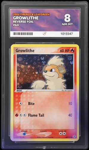 Growlithe 112 holo - growlithe, 64/112