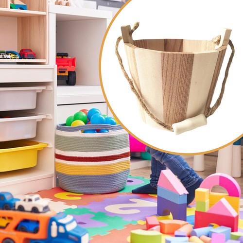 Mini wooden bucket - wooden, for