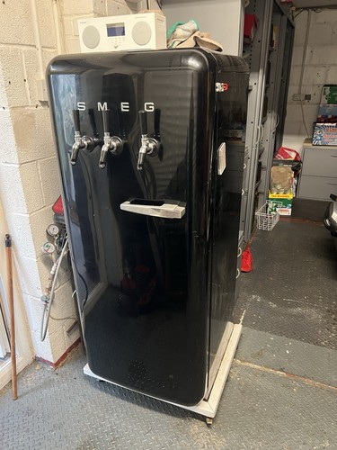 Smeg black retro - black, door
