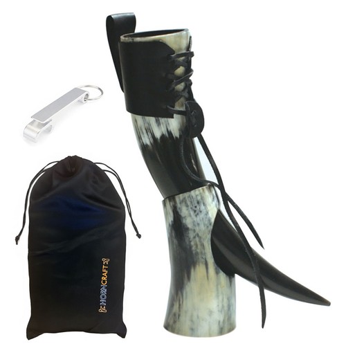 Viking drinking horn beer - viking,