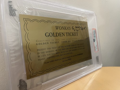 Willy wonka golden - golden, ticket