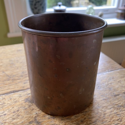 Vintage copper planter grain - copper,