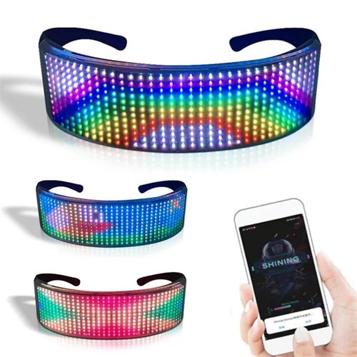 Led visor glasses luminous - led,