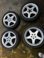 AMG MERCEDES STAGGERED 5x112 17” INCH ALLOY WHEELS & TYRES 225/45/17 245/40