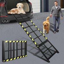 Foldable Pet Dog Car Ramp 188cm/6.2ft  Large Dogs up to 100KG for SUV Truck Car