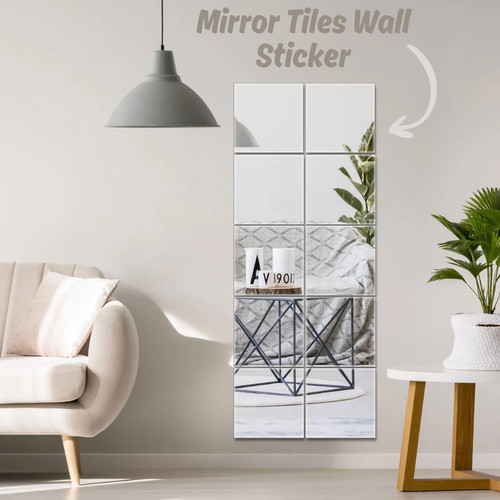 10pcs mirror tiles - 10pcs,
