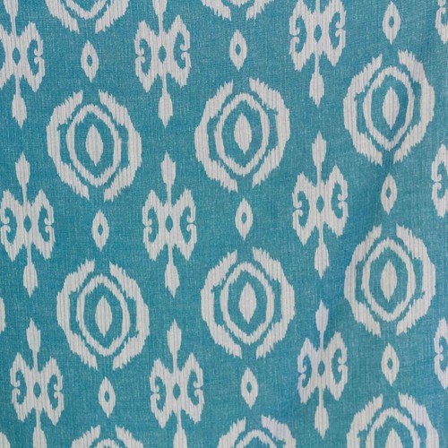 Bali ikat fabric teal - ikat, |