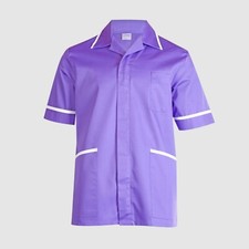 Men Premium Tunic Uneek Healthcare Uniform Hospital Nurse Salon Plain Work Shirt