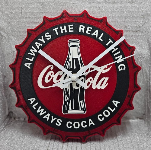 Coca cola inspired clock - inspired,