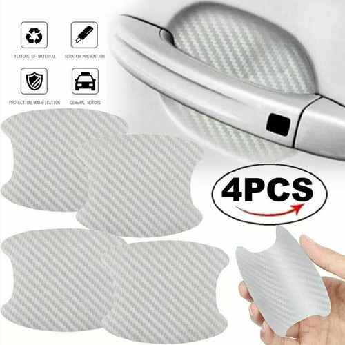 4pcs silver carbon fiber car - fiber,