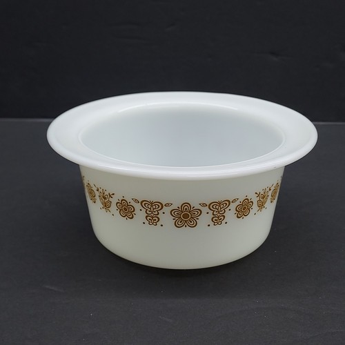 Vtg pyrex butterfly - #75, gold