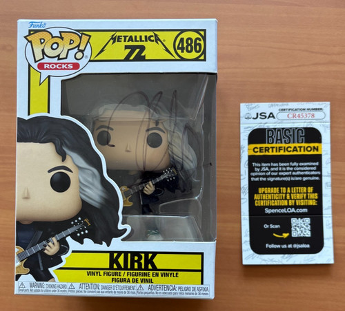 Kirk hammett signed - hammett,