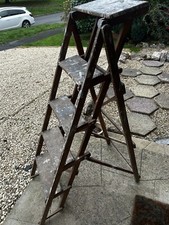 vintage GPO wooden ladder