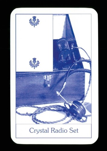 Playing card crystal - playing, radio