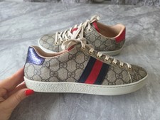 GUCCI ACE GG TRAINERS SNEAKERS