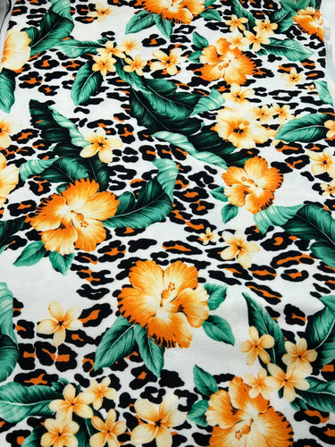 Tropical floral print - tropical,
