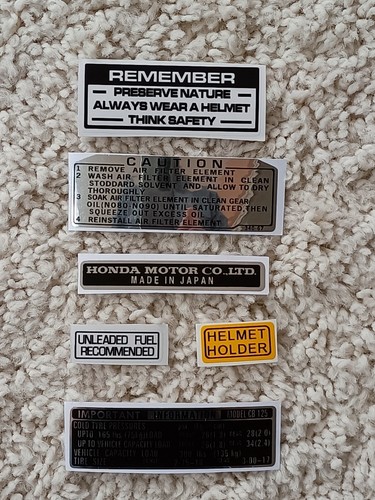 Information decals set - information,