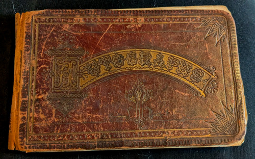 1880 autograph book - book, filled