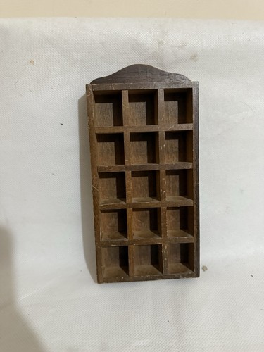 Thimble display case wooden - thimble,