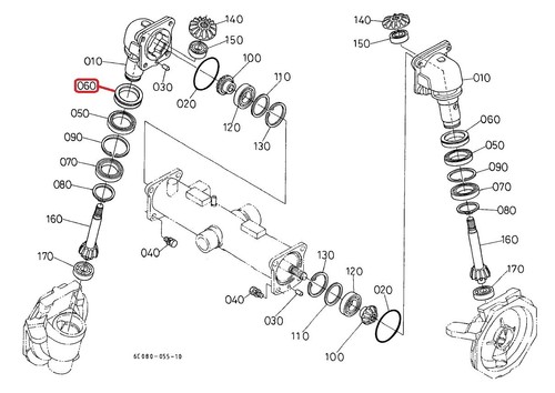 6a32056220 front axle pivot - 6a32056220,