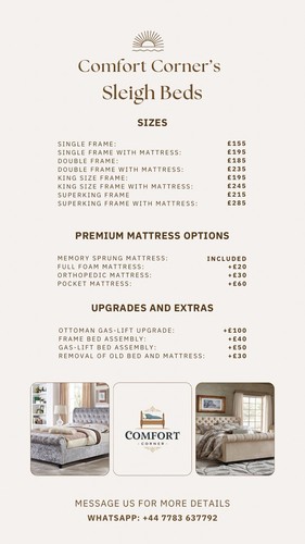 Sleigh beds available - beds, a