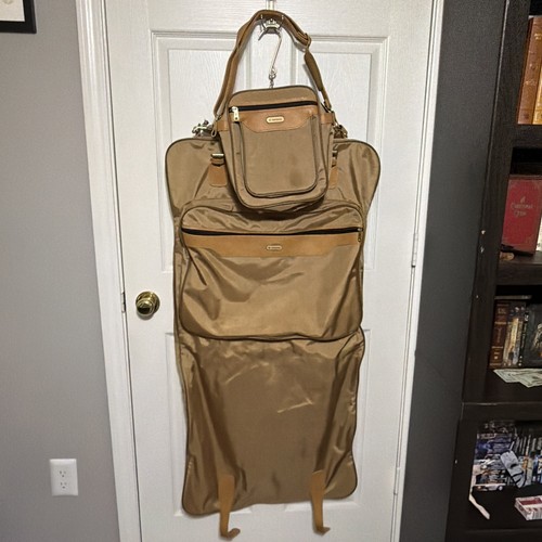 Samsonite garment bag tan zip - samsonite,