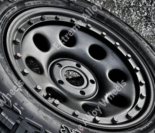 Black steel alloy - 16",