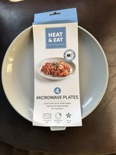 Pack of 4 Silicone Microwave Plate Warmers – Heat Plates Fast, Dishwasher Safe