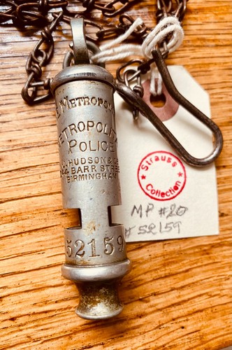 Metropolitan police whistle - metropolitan,