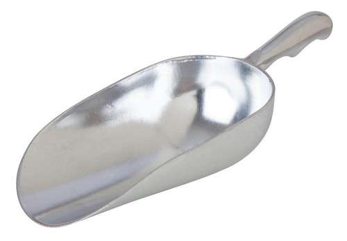Aluminium ice scoop - aluminium,