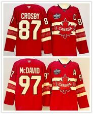Men's Ice Hockey Canada Red 2025 4 Nations Face-Off Premier Jersey #87#29#97 New