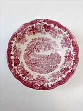 Royal Staffordshire 1790 Avon Scenes Palissy Salad Bowl 9.5-Inch