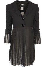 CHANEL BLACK 2001 BLAZER FR 34