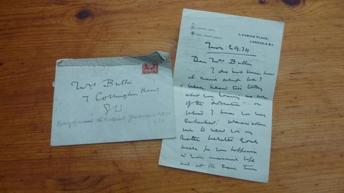 Original 1934 hand written - hand,