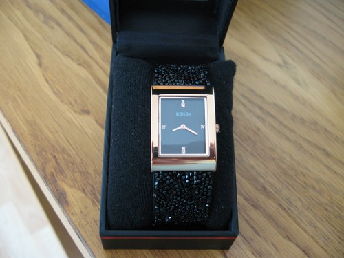Seksy ladies gold watch with - seksy,