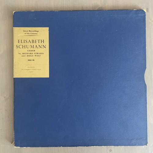 Elizabeth schumann leider - schumann, lp