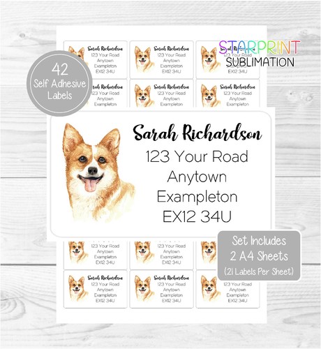 Corgi dog personalised return - personalised,