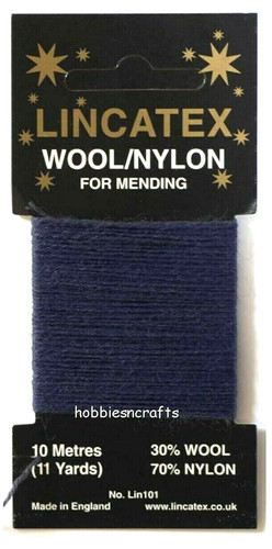 Navy thread for darning - navy,