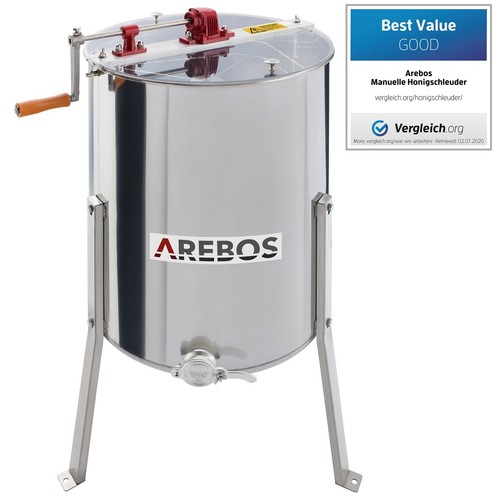 Arebos manual honey extractor - honey,