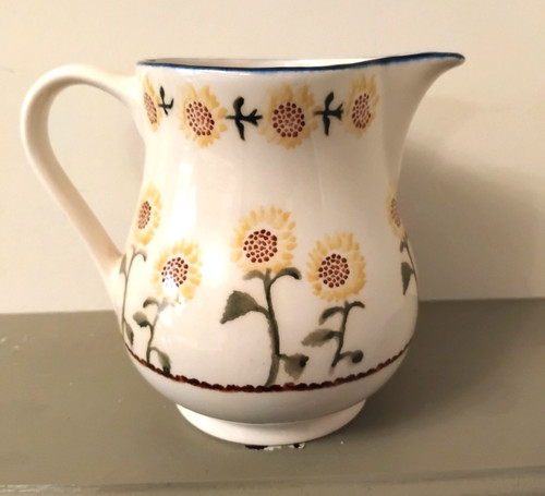 Brixton pottery sunflower jug - brixton,
