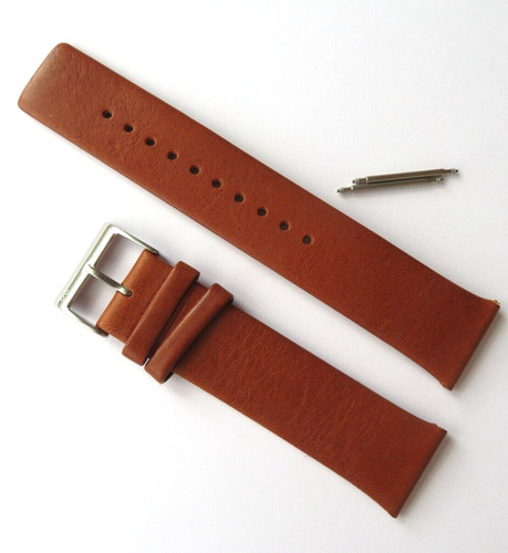 Watch strap leather brown - strap,