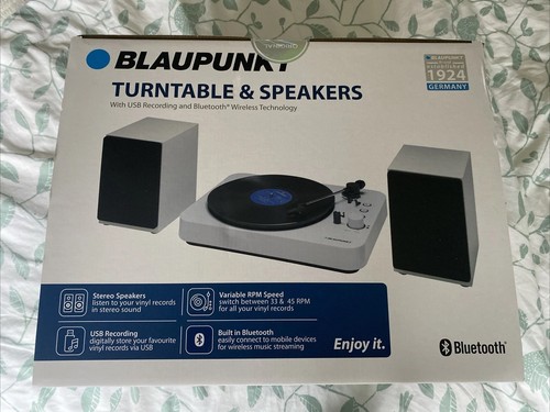 Blaupunkt turntable speakers - turntable, &